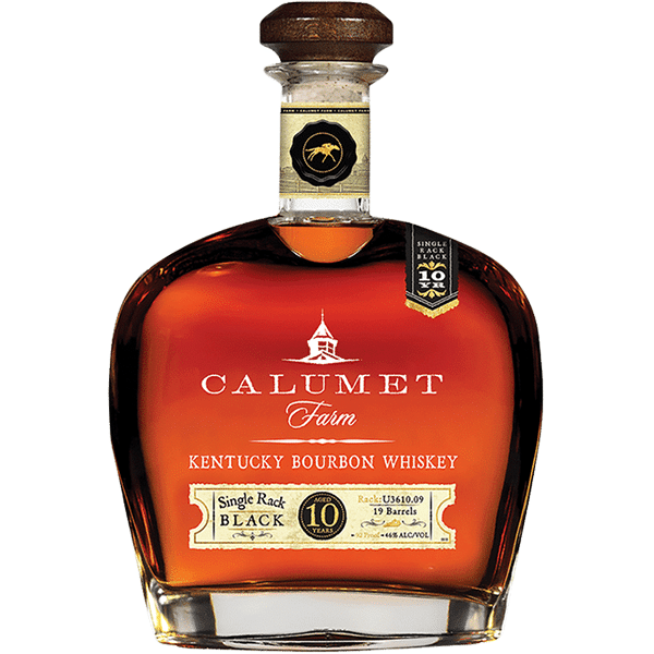 Calumet Farm 10-Year Single Rack Black Bourbon