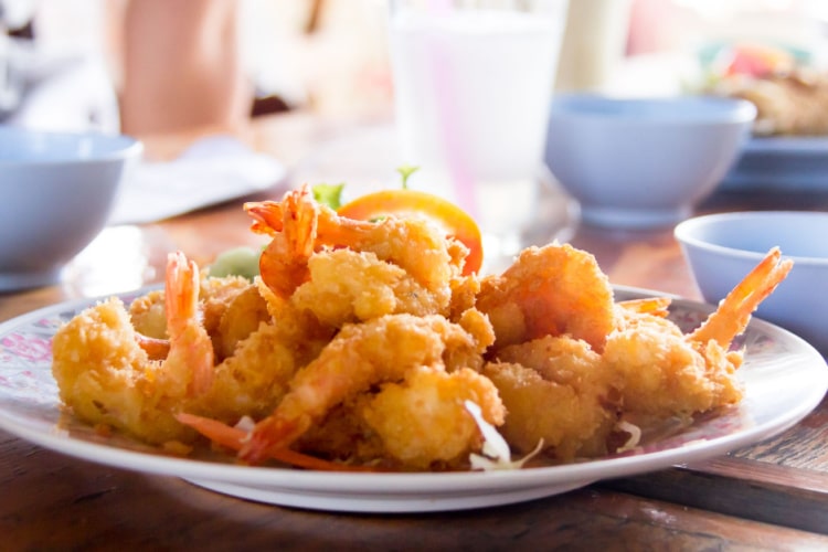 shrimp with coconut