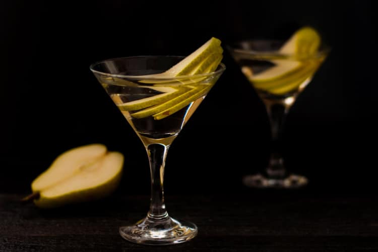 Pear Vodka Christmas Martini