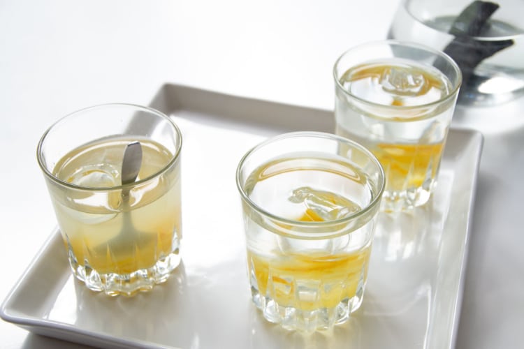 Yuzu Whisky Sour Cocktail