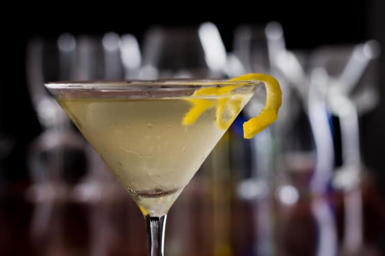 Classic Lemon Vodka Martini