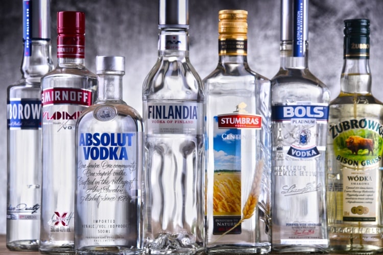 Different Vodka Types